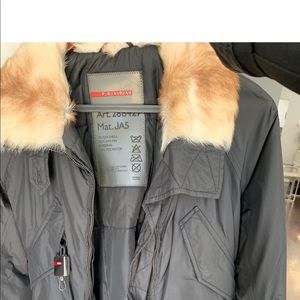 Water proof gortex real fur Prada jacket